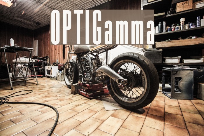 OPTIGamma Font examples