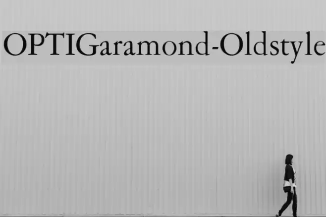 OPTIGaramond-Oldstyle Font examples