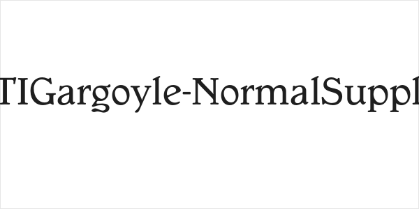 OPTIGargoyle-NormalSupplem Logo