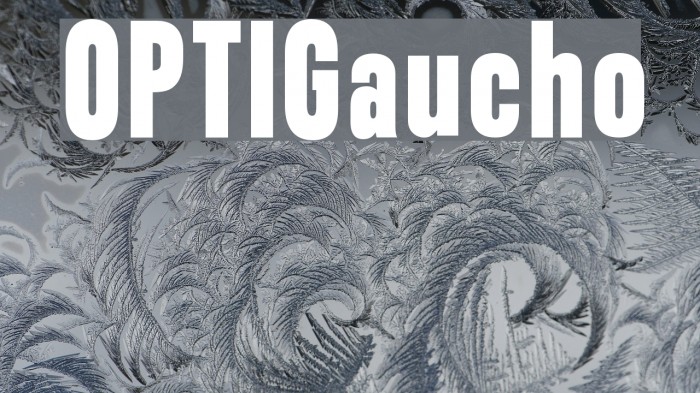 OPTIGaucho Font examples