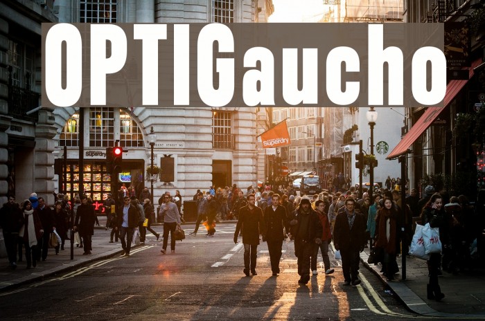OPTIGaucho Font examples