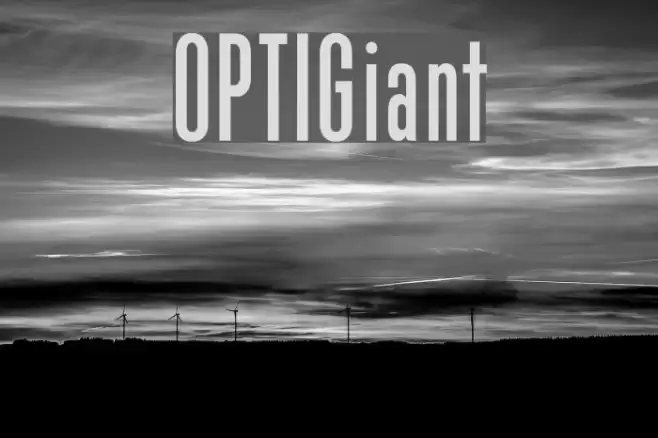 OPTIGiant フォント examples