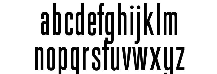 OPTIGiant Font LOWERCASE