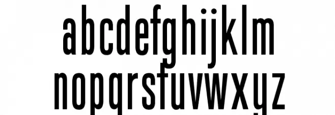 OPTIGiant フォント 小文字