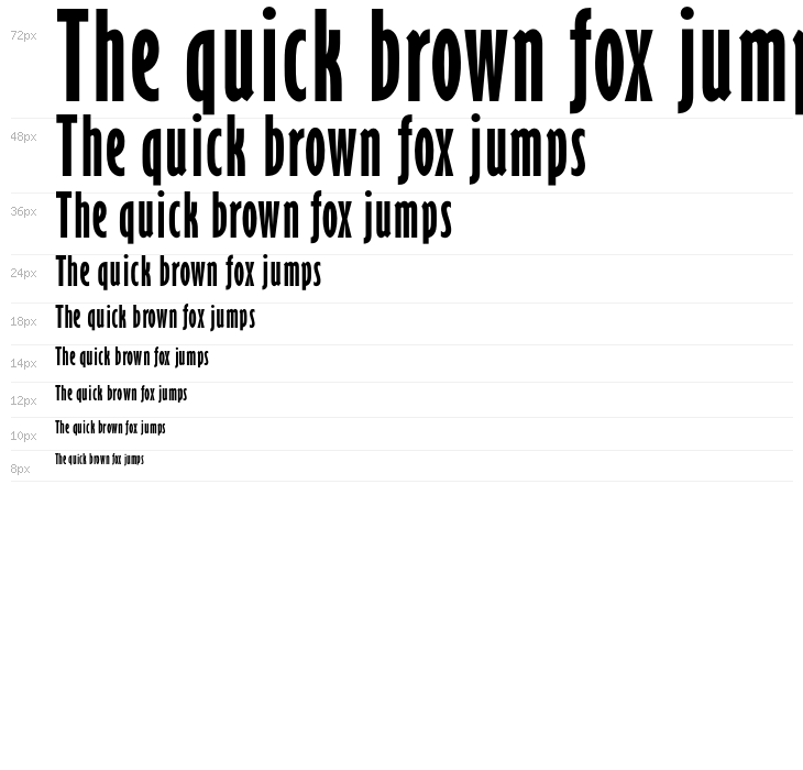 OPTIGibby-BoldXCond Waterfall