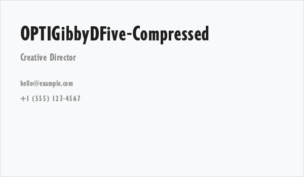 OPTIGibbyDFive-Compressed Business Card