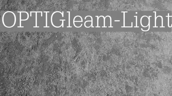 OPTIGleam-Light Fuentes examples