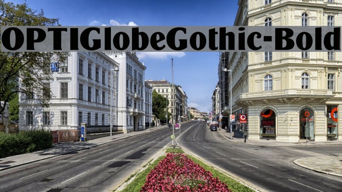 OPTIGlobeGothic-Bold फ़ॉन्ट examples