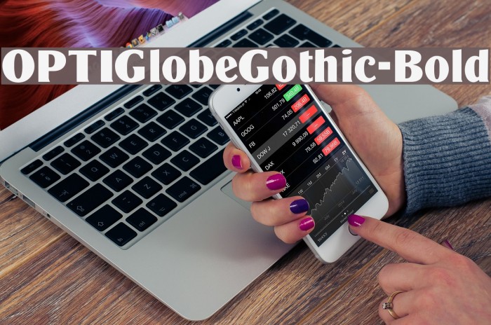 OPTIGlobeGothic-Bold फ़ॉन्ट examples