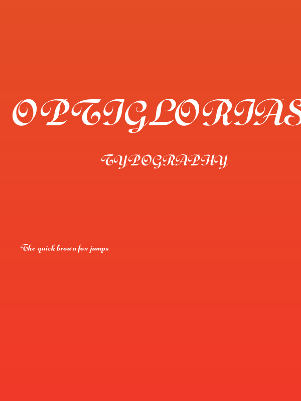 OPTIGloriaScript Poster