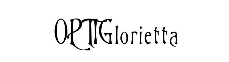 OPTIGlorietta  Descarca Fonturi Gratis
