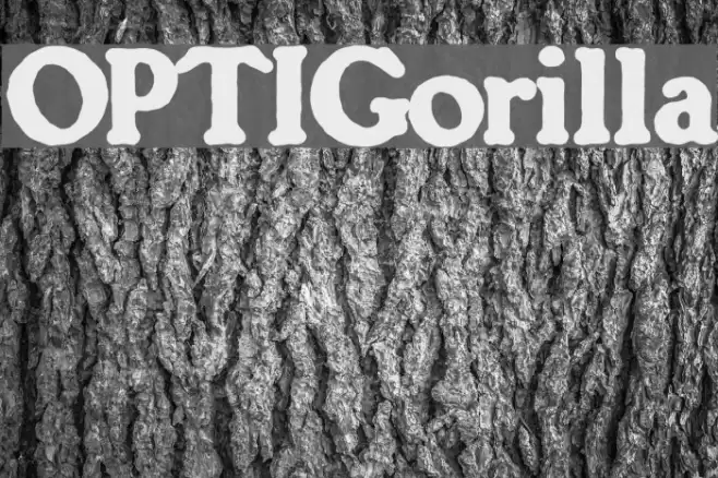 OPTIGorilla Font examples