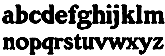 OPTIGorilla Font Litere mici