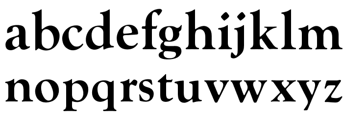 OPTIGoudy-BoldAgency Font LOWERCASE