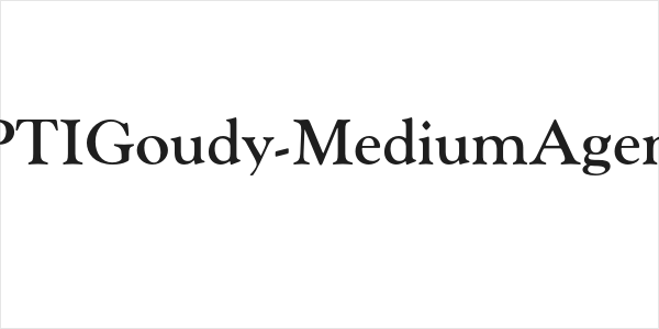 OPTIGoudy-MediumAgency Logo