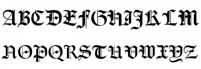 OPTIGoudy-Text Fuentes MAYÚSCULAS