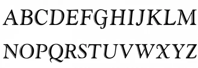 OPTIGoudyHandTooled-Italic Шрифта ВЕРХНИЙ