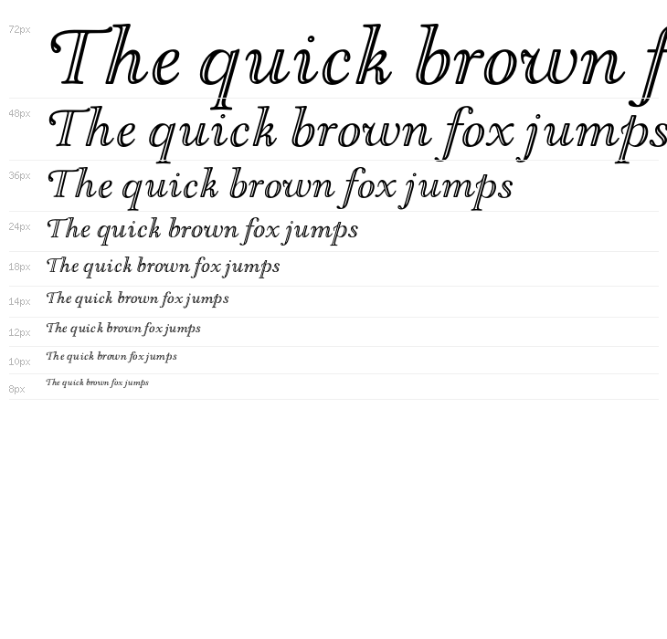 OPTIGoudyOpen-Italic Waterfall