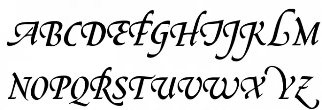 OPTIGreig-Swash Font Litere mari