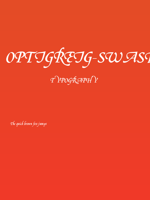OPTIGreig-Swash Poster