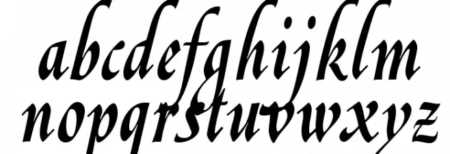 OPTIGreig-Swash फ़ॉन्ट लोअरकेस