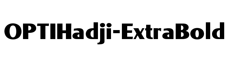 Шрифт extrabold