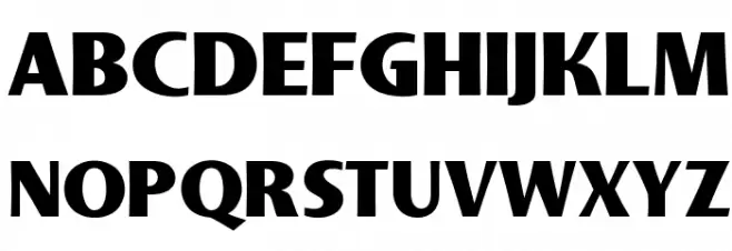 OPTIHadji-ExtraBold Font Litere mari