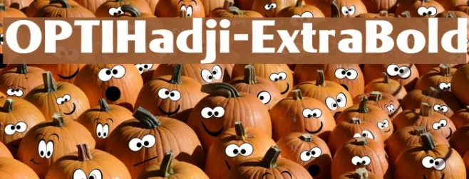 OPTIHadji-ExtraBold Example 3