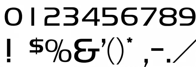 OPTIHandelGothic-Light Font OTHER CHARS