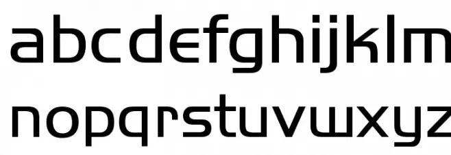 OPTIHandelGothic-Light Schriftart Kleinbuchstaben