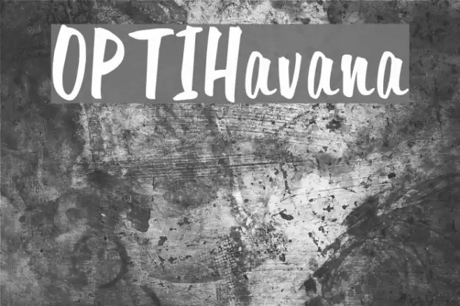 OPTIHavana Fonte examples