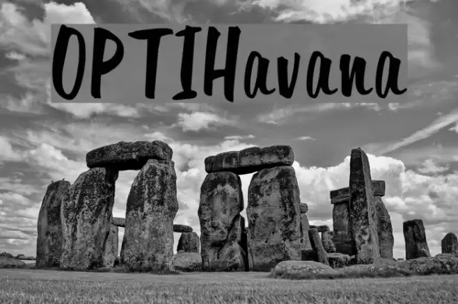 OPTIHavana Fonte examples