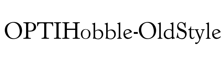 OPTIHobble-OldStyle Font