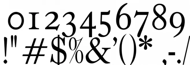 OPTIHobble-OldStyle Font OTHER CHARS