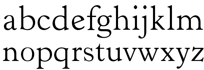 OPTIHobble-OldStyle Font LOWERCASE