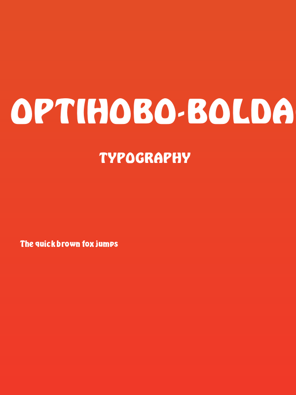 OPTIHobo-BoldAgency Poster