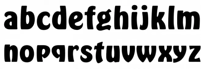 OPTIHobo-BoldAgency 字体 小写