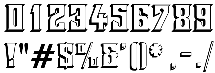 OPTIHockey Font OTHER CHARS