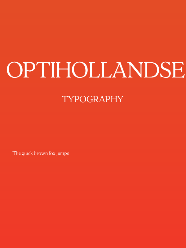 OPTIHollandseLight-Agency Poster