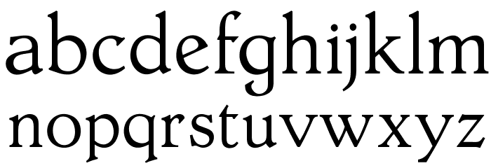OPTIHollandseLight-Agency Font LOWERCASE