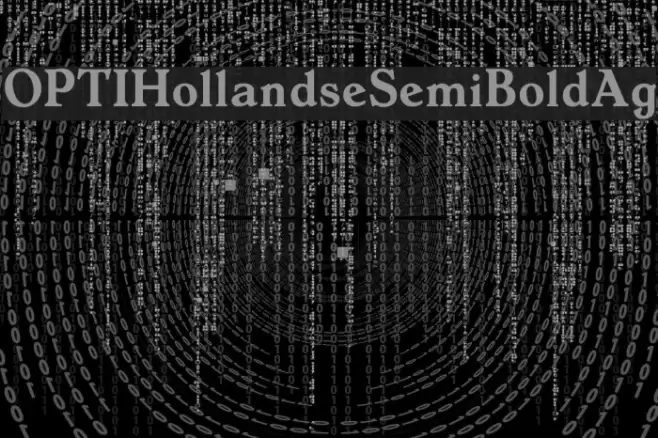 OPTIHollandseSemiBoldAg Font examples