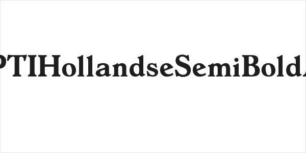OPTIHollandseSemiBoldAg Logo
