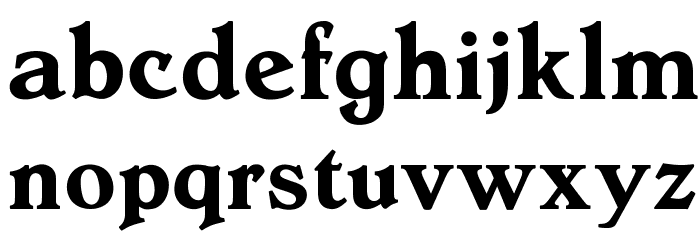 OPTIHollandseSemiBoldAg Font LOWERCASE