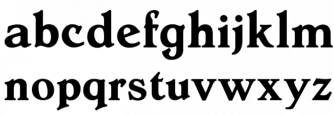OPTIHollandseSemiBoldAg Caratteri MINUSCOLO