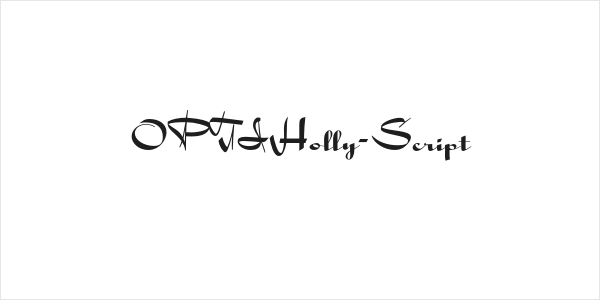 OPTIHolly-Script Logo