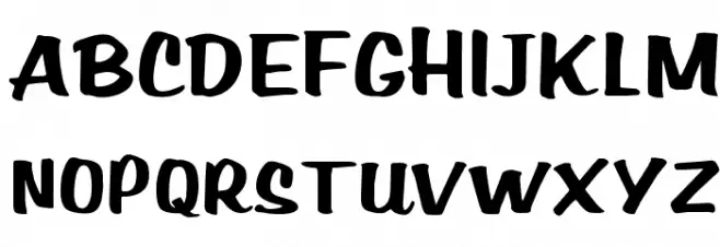 OPTIHomer Schriftart Groß