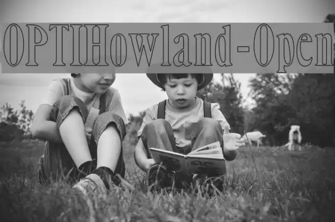 OPTIHowland-Open Font examples