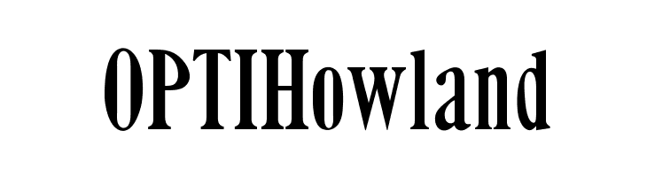 OPTIHowland Font