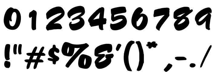 OPTIHusky Font OTHER CHARS