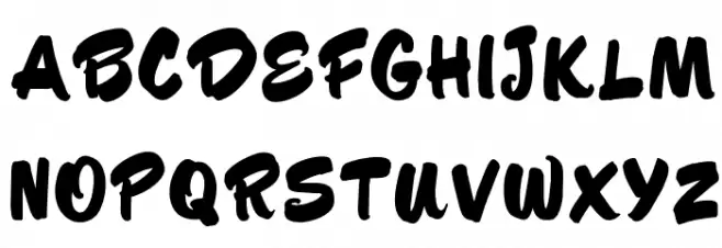 OPTIHusky फ़ॉन्ट अपरकेस
